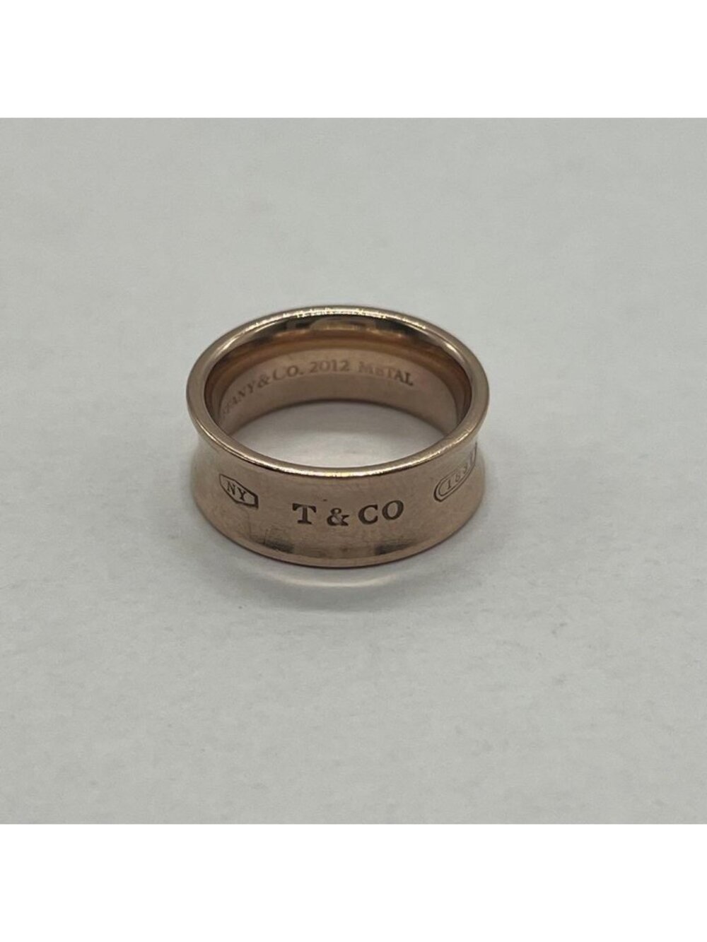 Tiffany & Co 1837 Ring Gold Rubedo